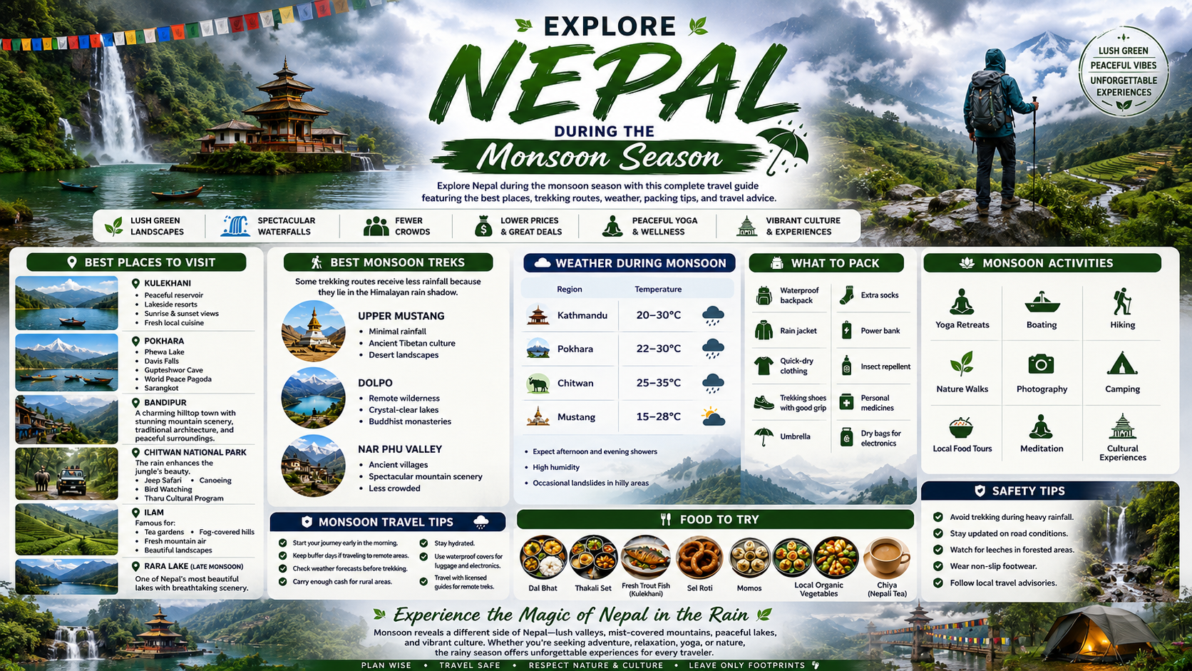 Monsoon Season in NEPAL,Complete Travel Guide - Nepal travel blog