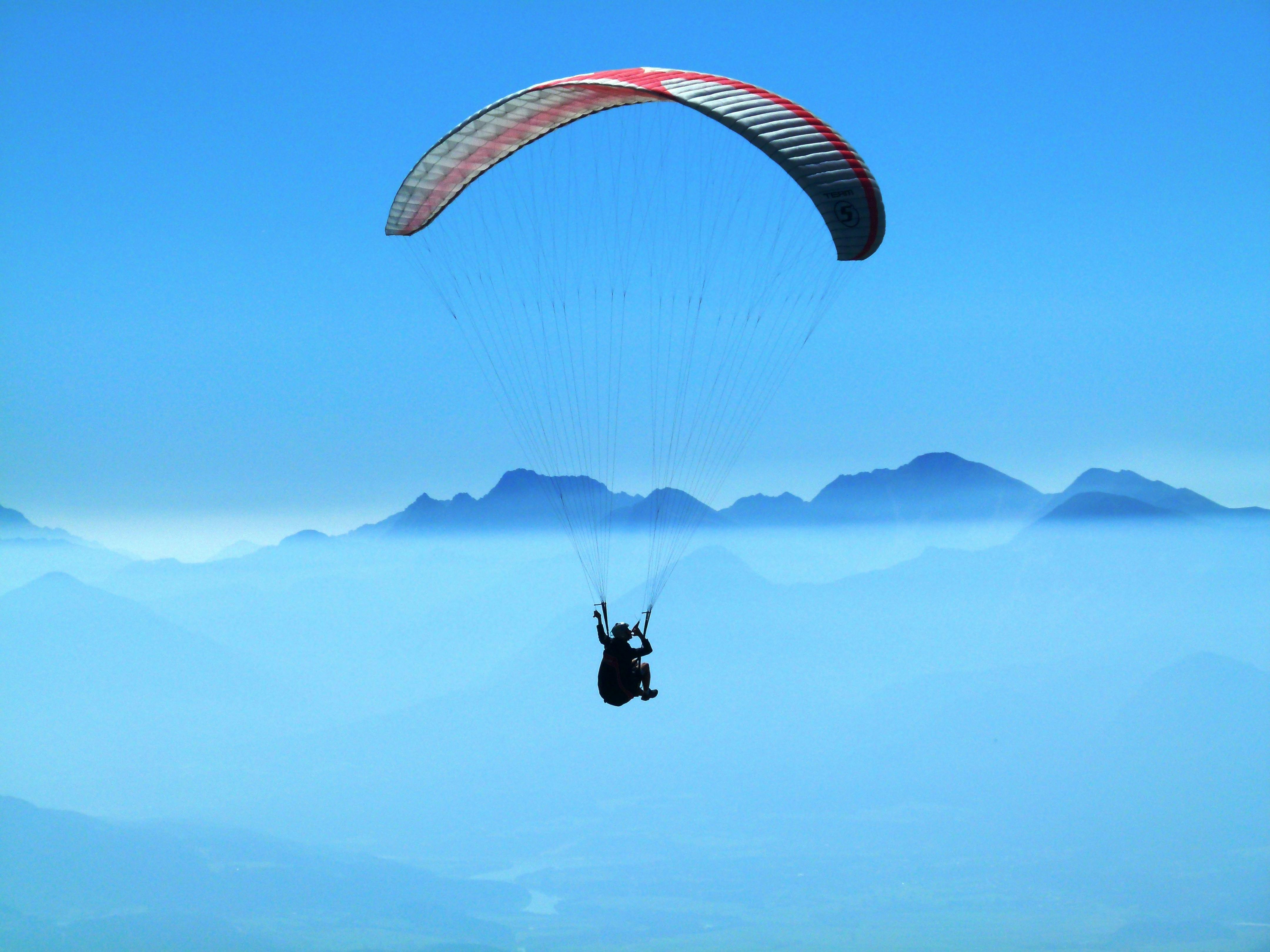 Paragliding in Chandragiri
