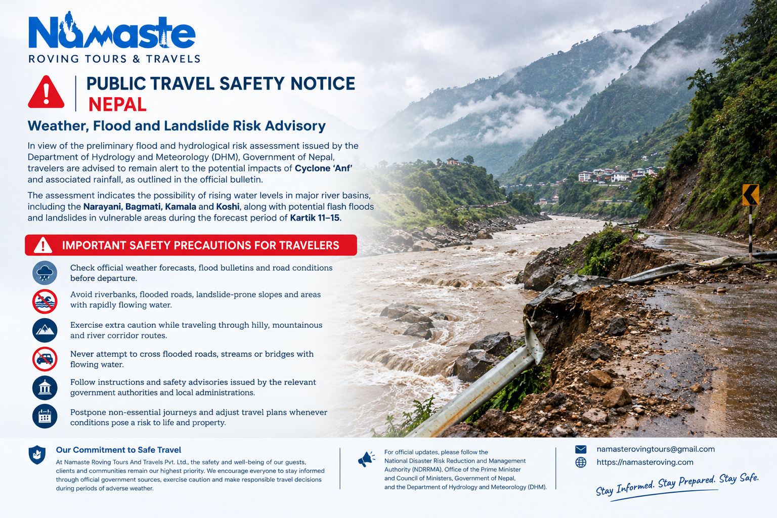 Nepal Travel Safety Alert: Floods, Landslides & Weather - Nepal travel blog