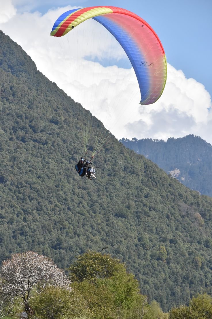 Paragliding in Chandragiri in Chandragiri - Nepal tour